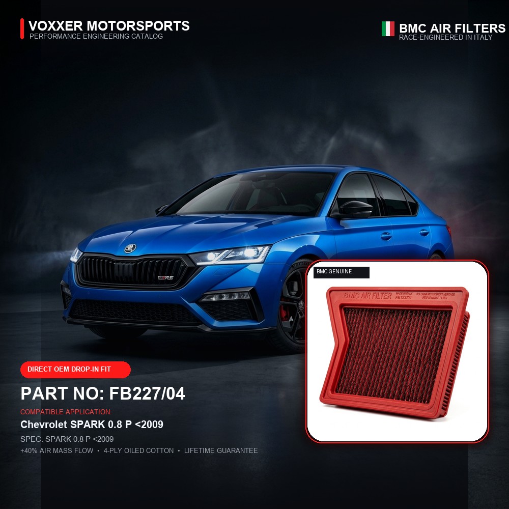 BMC Air Filter — FB227/04 (SPARK 0.8 P <2009)