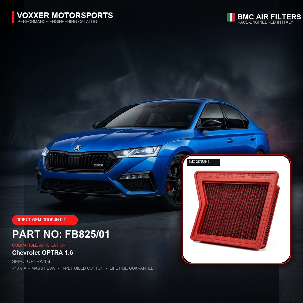 BMC Air Filter — FB825/01 (OPTRA 1.6)