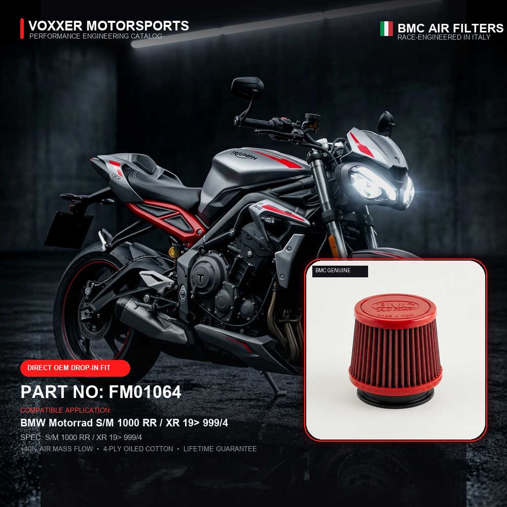 BMC Air Filter — FM01064 (S/M 1000 RR / XR 19> 999/4)