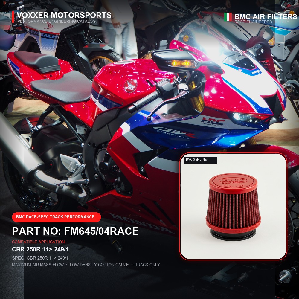 BMC Air Filter — FM645/04RACE (CBR 250R 11> 249/1)