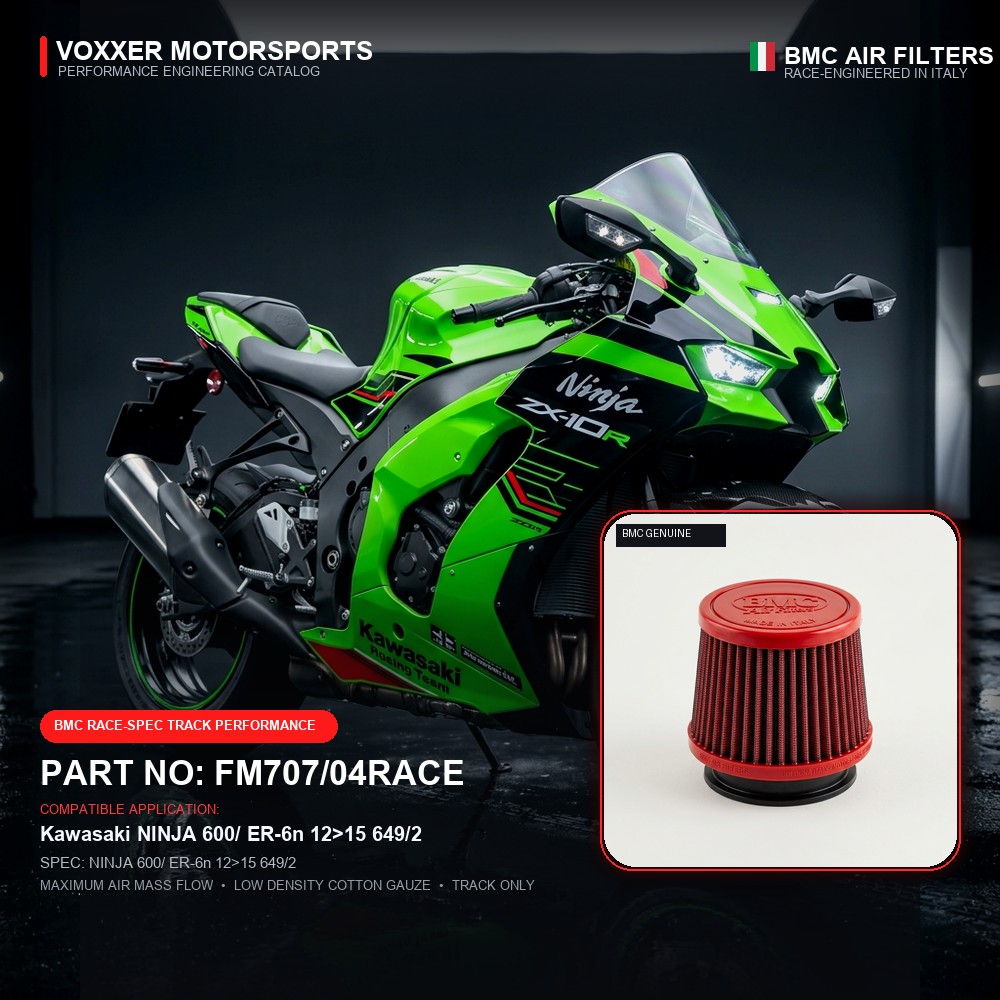 BMC Air Filter — FM707/04RACE (NINJA 600/ ER-6n 12>15 649/2)